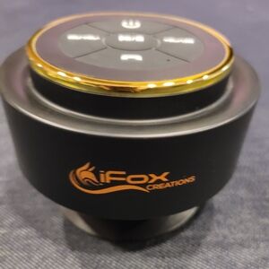 iFox Creations Black and Gold Speaker
